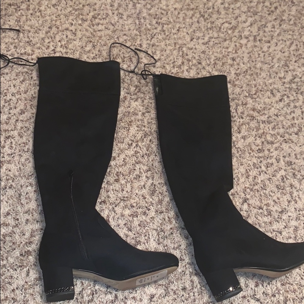 Michael Kors velvet boots